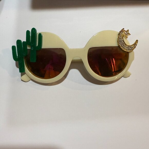 Free People Desert Moon Sunnies - Sunglasses - WHITE main image 6